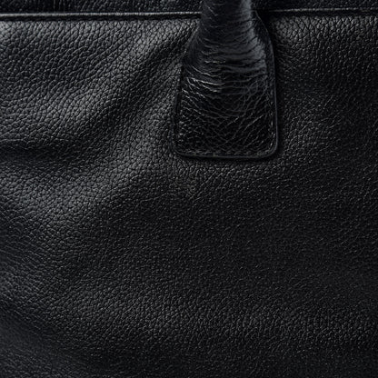 Chanel Calfskin Cerf Executive Shopper Tote Black 12 of 17