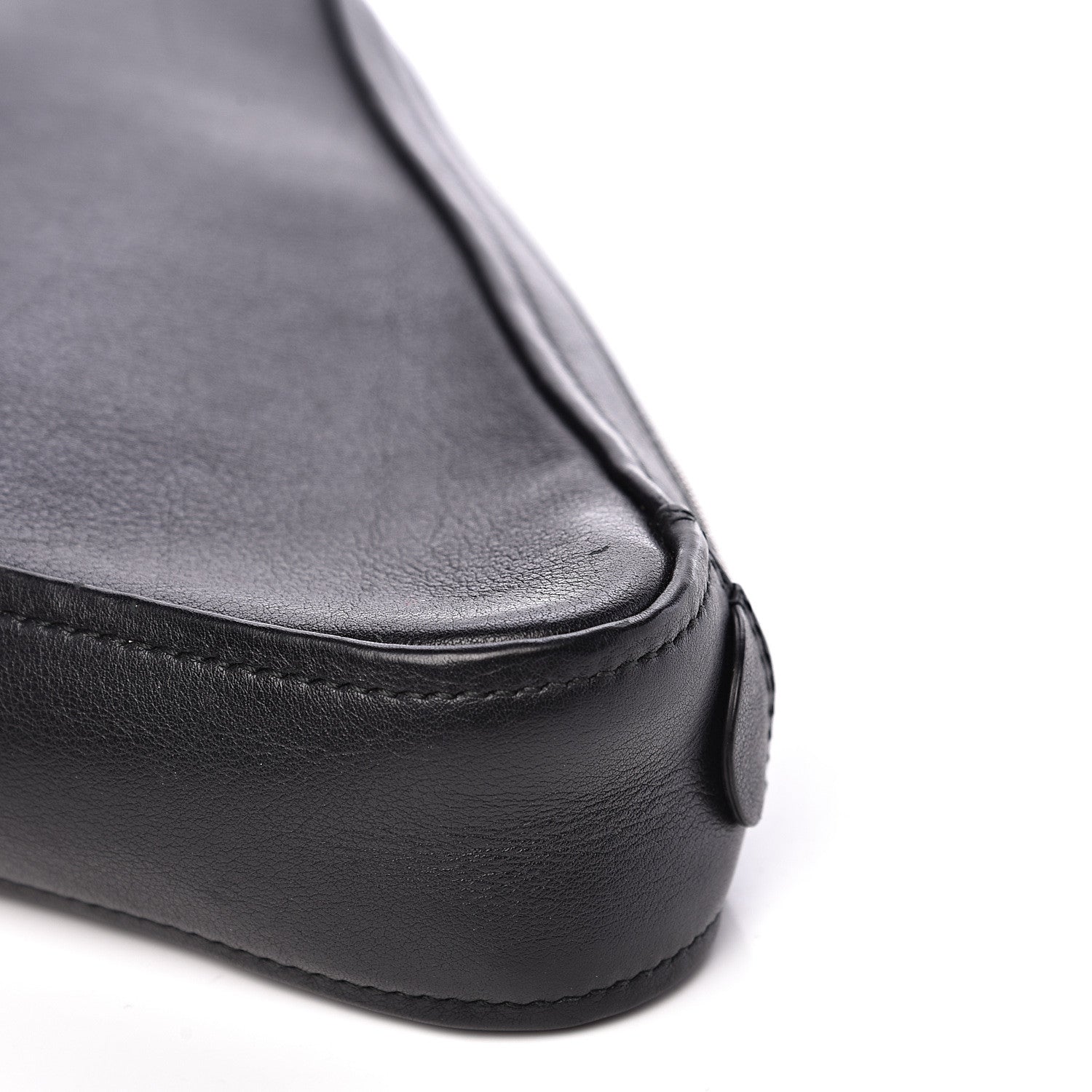 Balenciaga Calfskin M Triangle Pouch Black 7 of 10