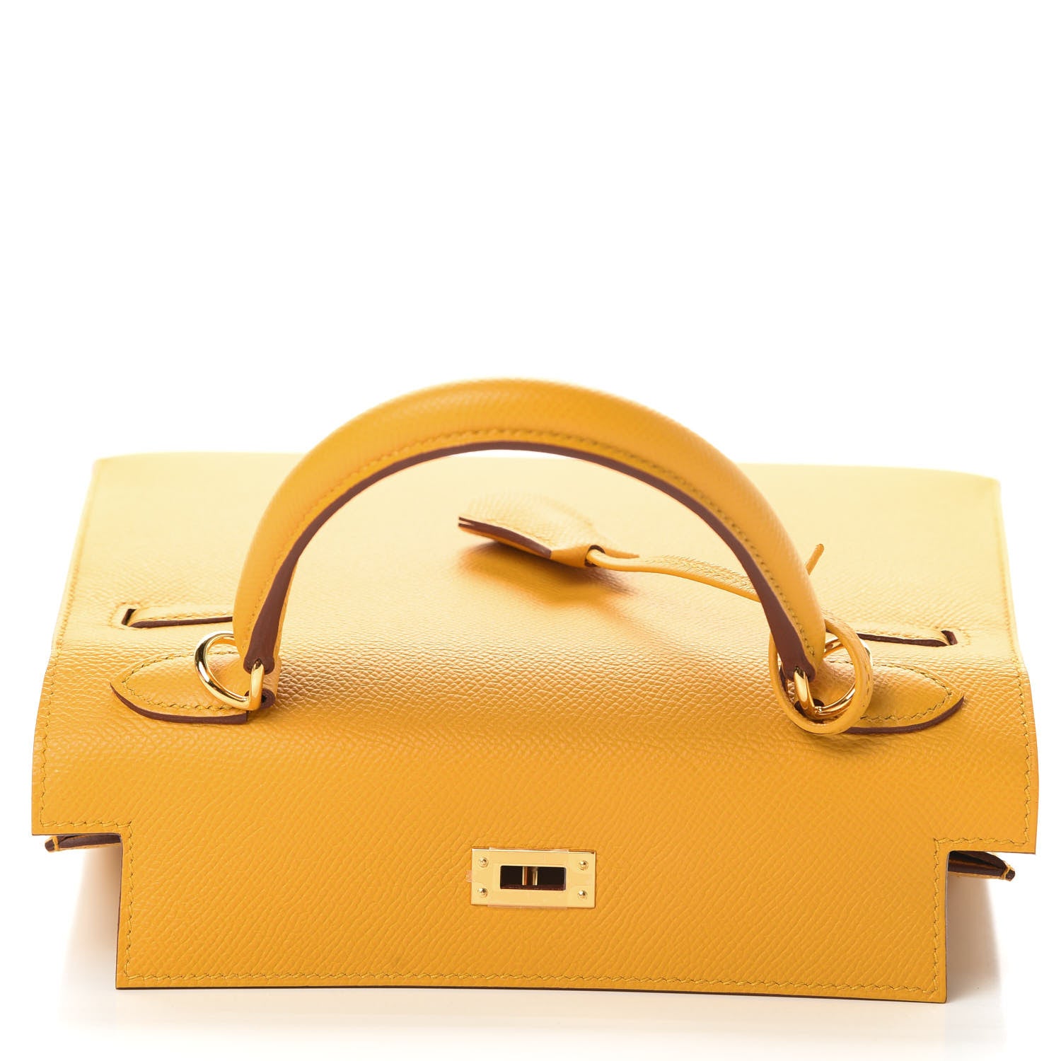Hermes Epsom Kelly Sellier 25 Jaune Ambre 16 of 41