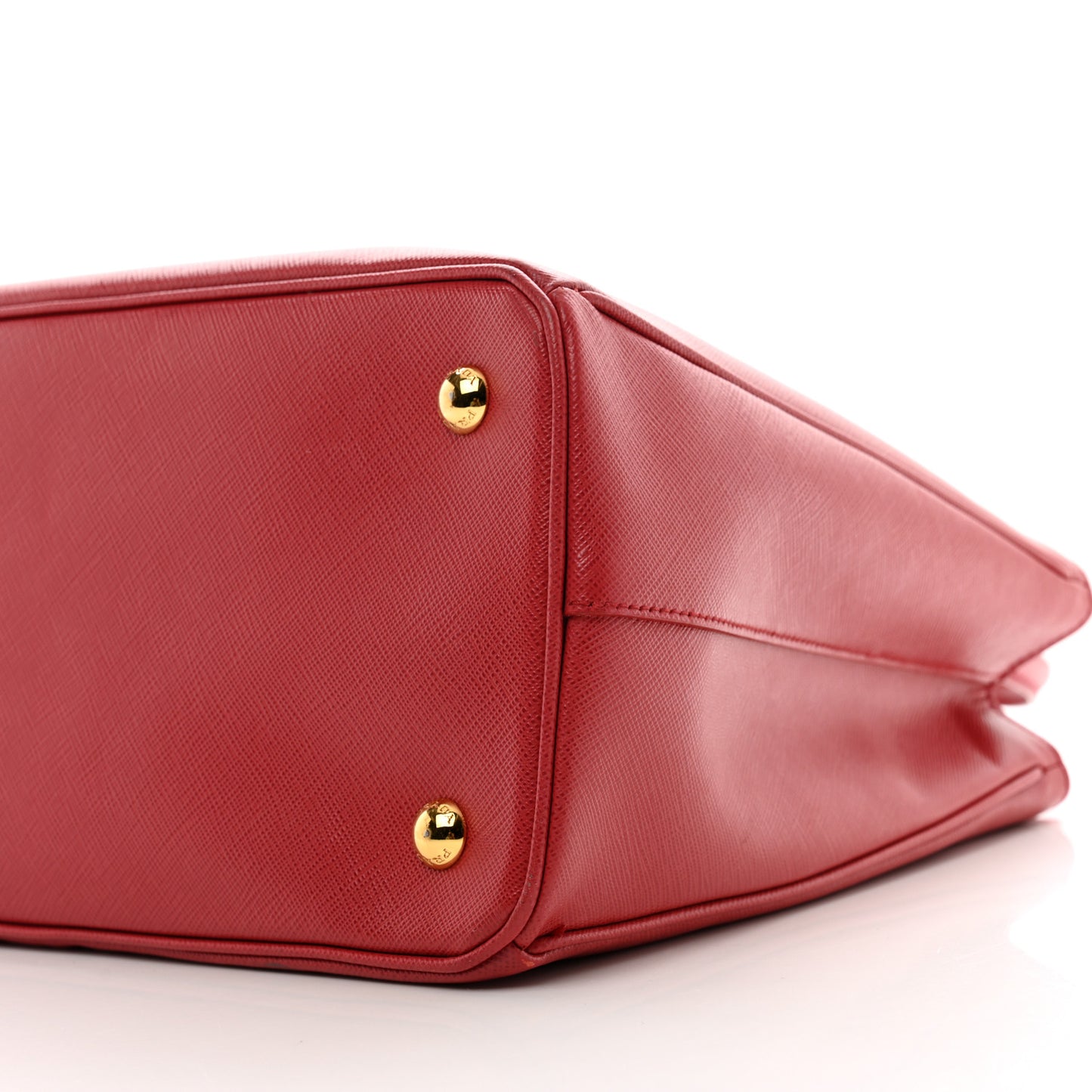 Saffiano Lux Medium Tote Fuoco