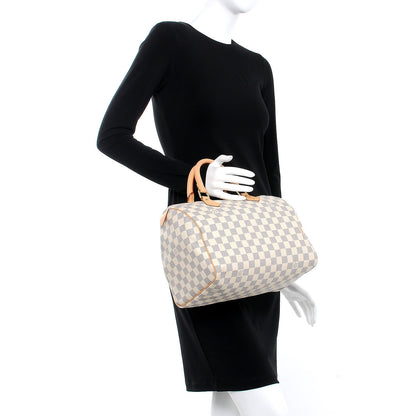 Louis Vuitton Damier Azur Speedy 30 2 of 9