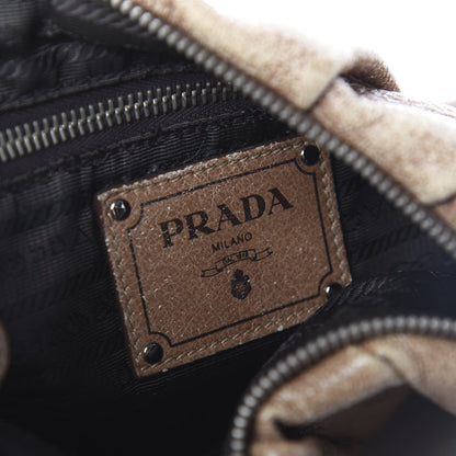 Prada Cervo Lux Chain Hobo Naturale 6 of 12