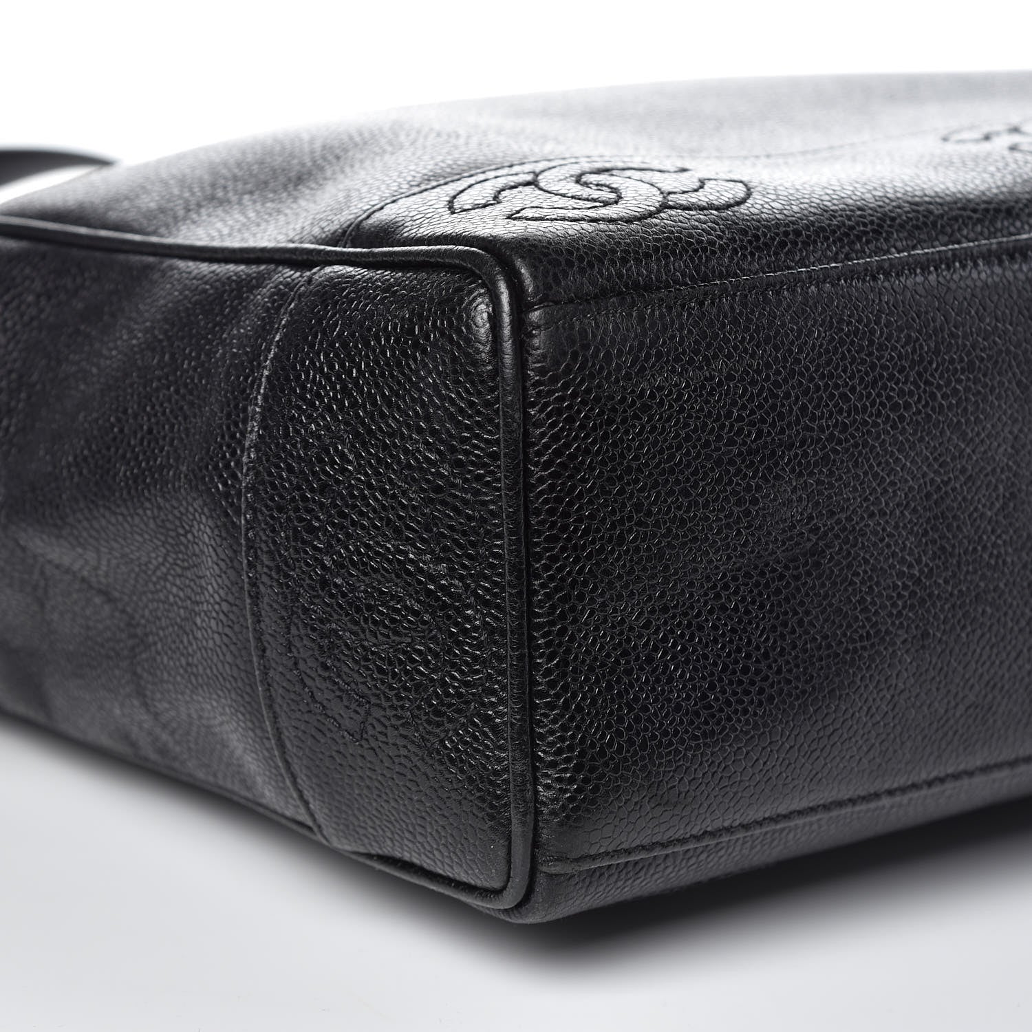 Chanel Caviar CC Shoulder Bag Black 8 of 10