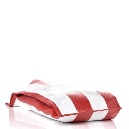 Balenciaga Agneau Supermarket Tote Red White 5 of 11