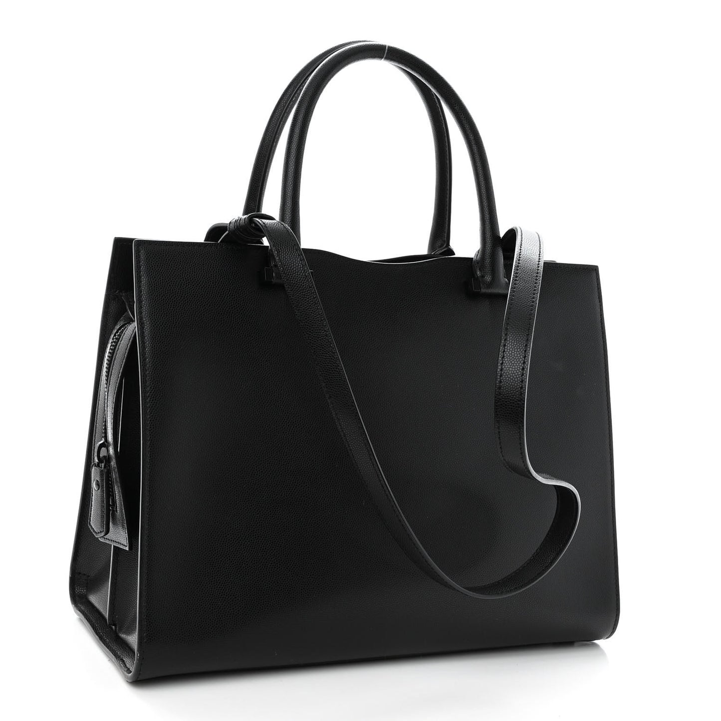 Grain De Poudre Medium Uptown Tote Black