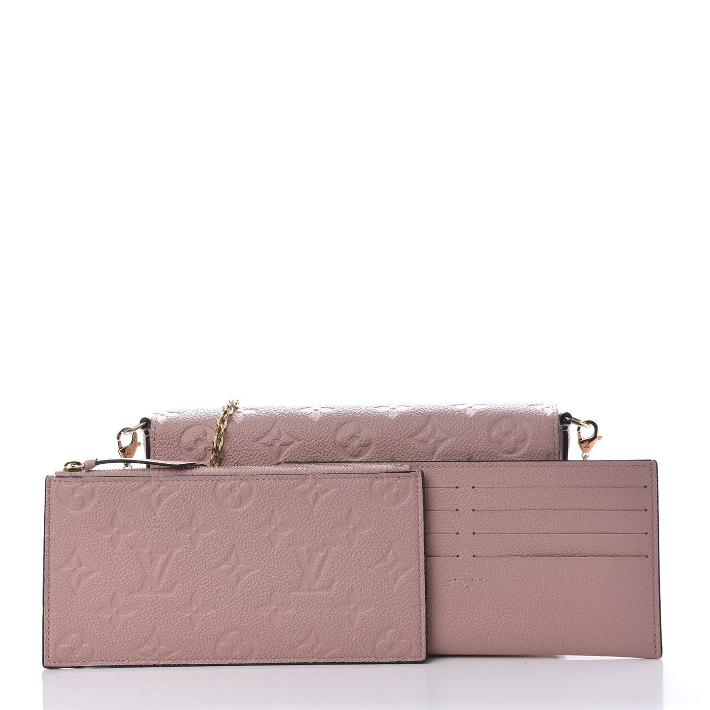 Empreinte Pochette Felicie Chain Wallet Rose Poudre
