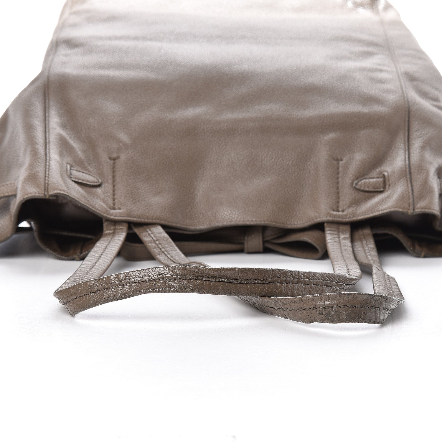 Celine Soft Grained Calfskin Medium Belt Cabas Phantom Taupe 13 of 20