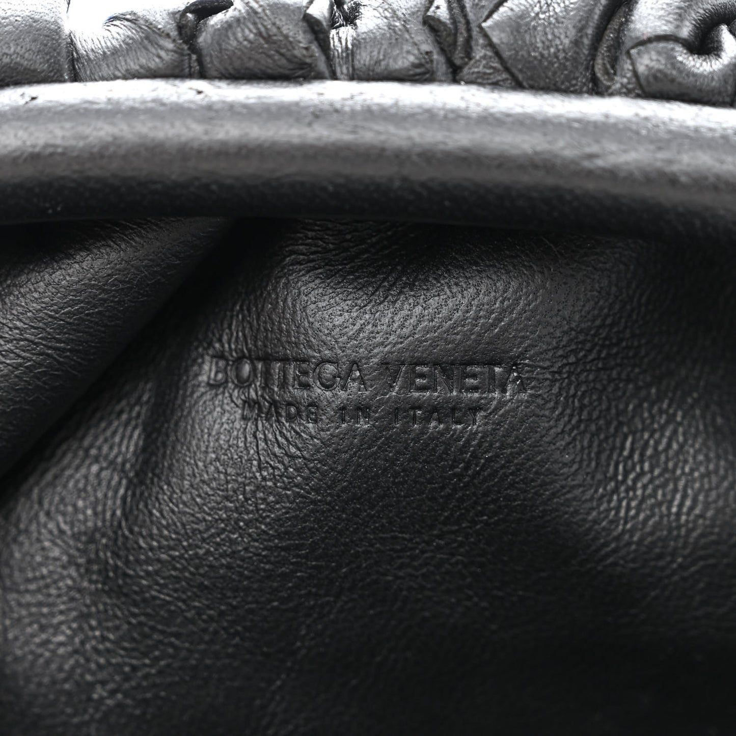 Nappa Intrecciato The Mini Pouch Black
