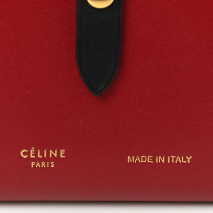 Celine Smooth Calfskin Medium Multifunction Strap Wallet Coquelicot 6 of 8
