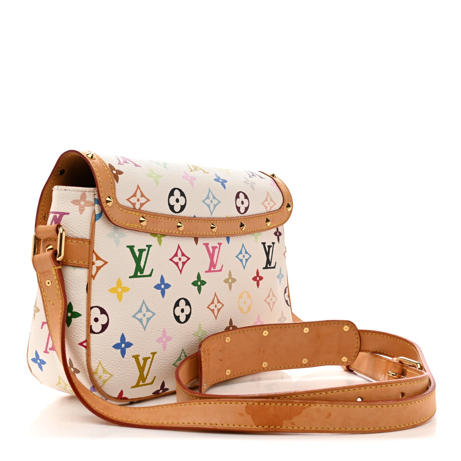 Louis Vuitton Monogram Multicolor Sologne White 3 of 15