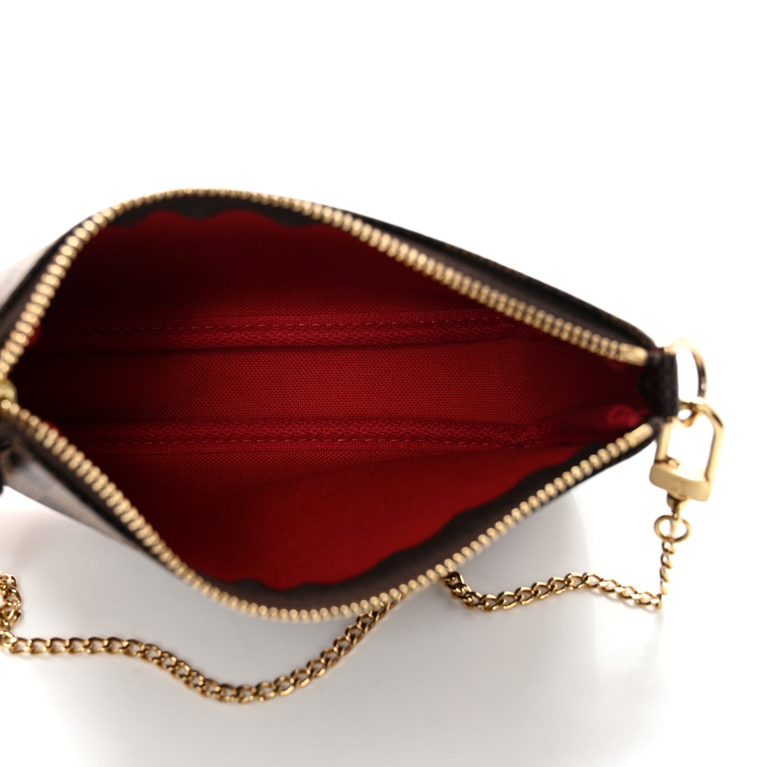 Louis Vuitton Damier Ebene Mini Pochette Accessories 4 of 13