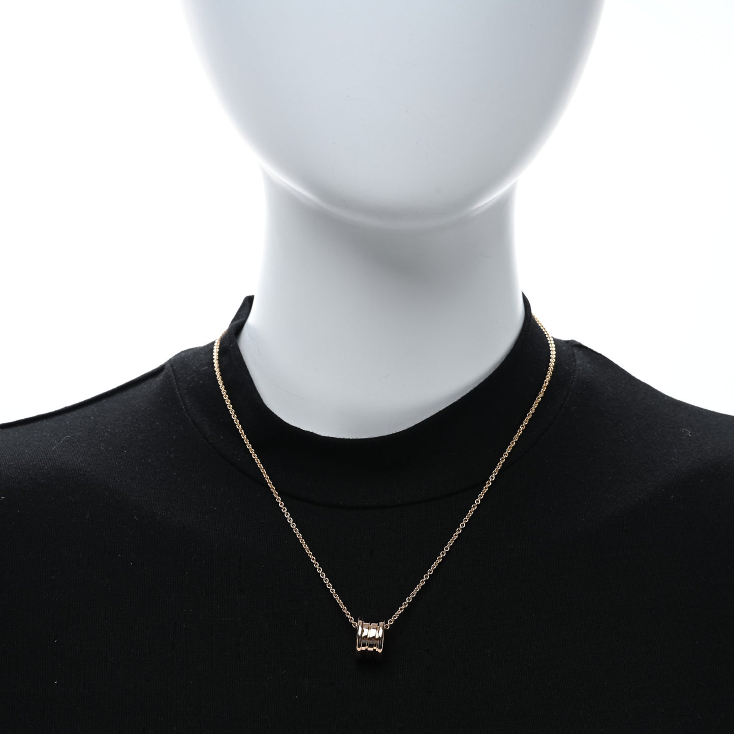 18K Rose Gold B.Zero1 Pendant Necklace