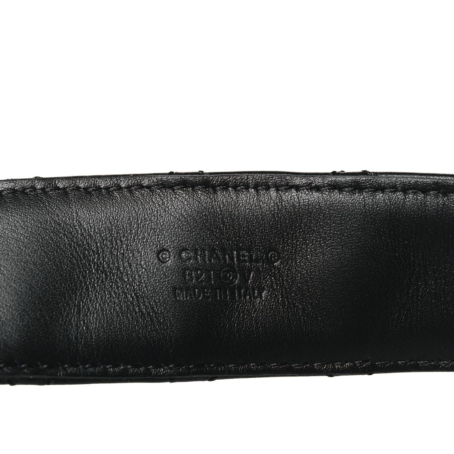 Chanel Lambskin Quilted CC Chain Belt 85 34 Black 4 of 7