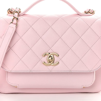 Chanel Caviar Quilted Medium Business Affinity Flap Light Pink 8 of 17