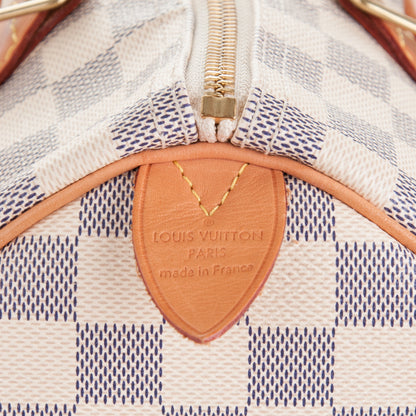 Louis Vuitton Damier Azur Speedy 30 5 of 7