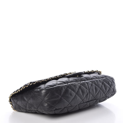 Chanel Calfskin Quilted Medium Chain Me Flap Black 4 of 9