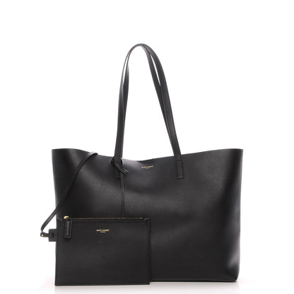 Saint Laurent Calfskin Large Shopping Tote Black 3 of 7