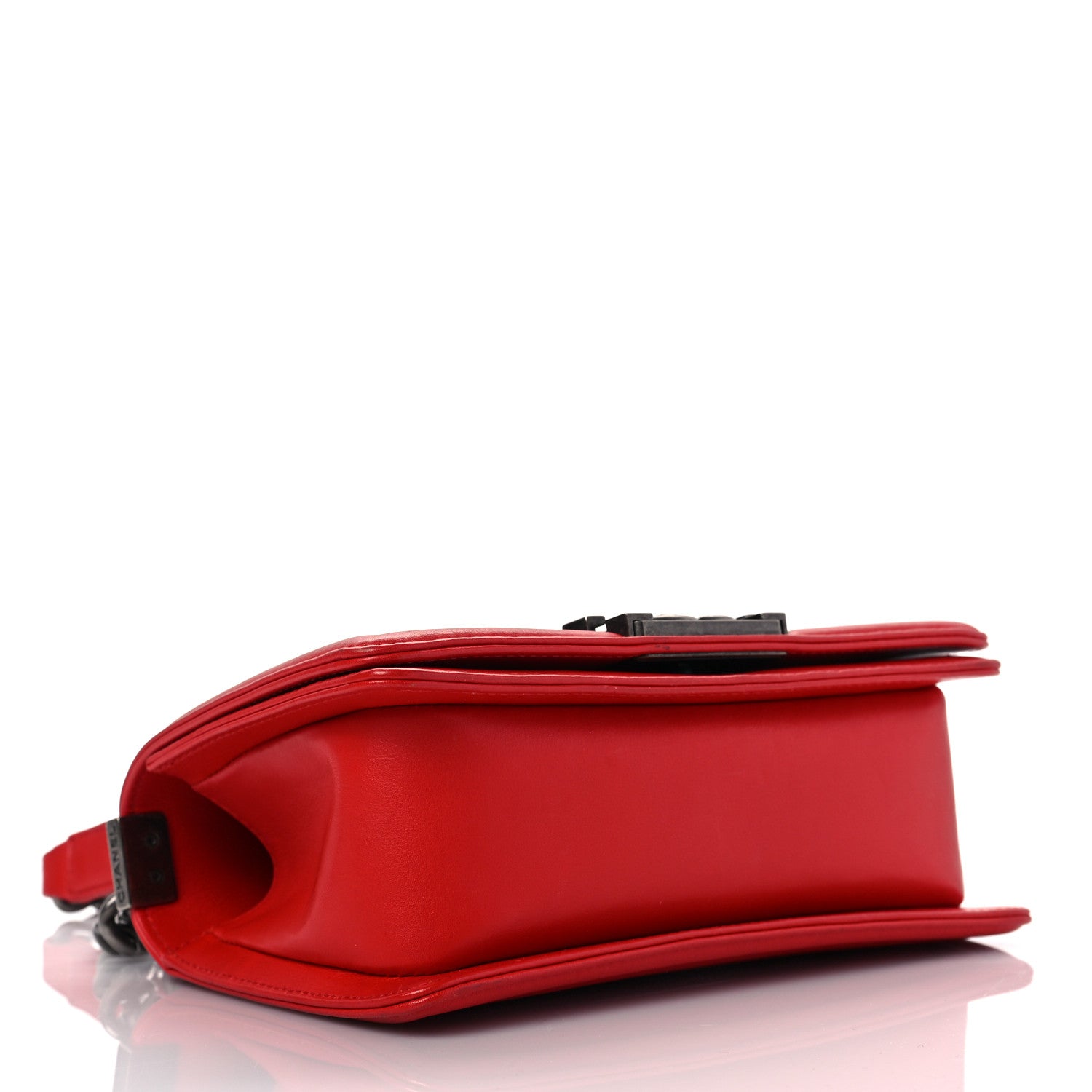 Chanel Galuchat Stingray Small Boy Flap Red 4 of 9