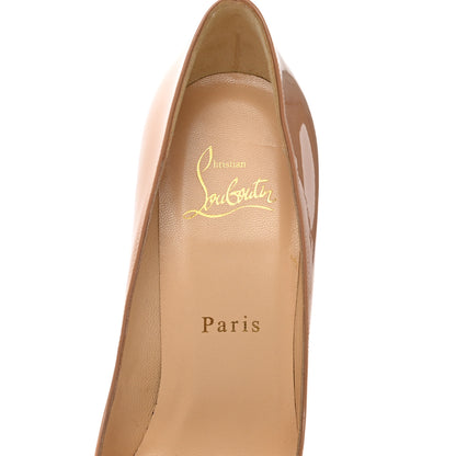 Christian Louboutin Patent Pigalle 100 Pumps 35 Nude 7 of 8