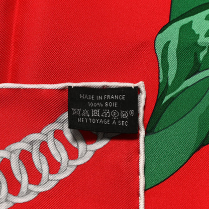 Hermes Silk Grand Manege Detail Scarf 90 5 of 5