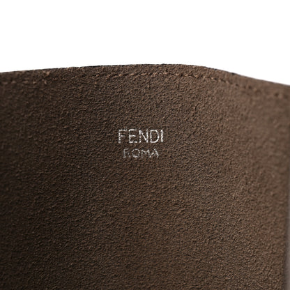 Fendi Vitello Vienna Enamel F is Fendi Shopping Tote Tortora Taupe 7 of 10