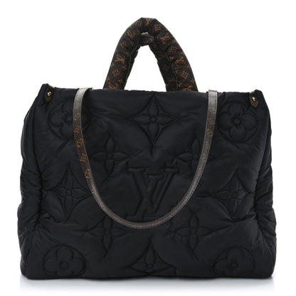 Louis Vuitton Econyl Monogram Pillow Giant Onthego GM Black 1 of 8
