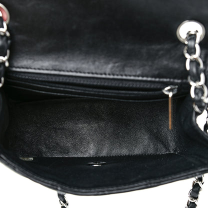 Chanel Lambskin Quilted Mini Square Flap Black 5 of 10