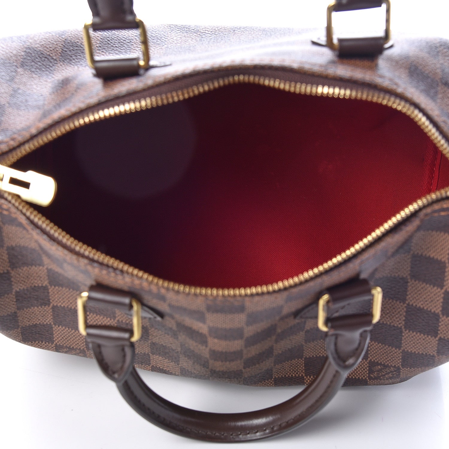 Louis Vuitton Damier Ebene Speedy Bandouliere 25 7 of 9