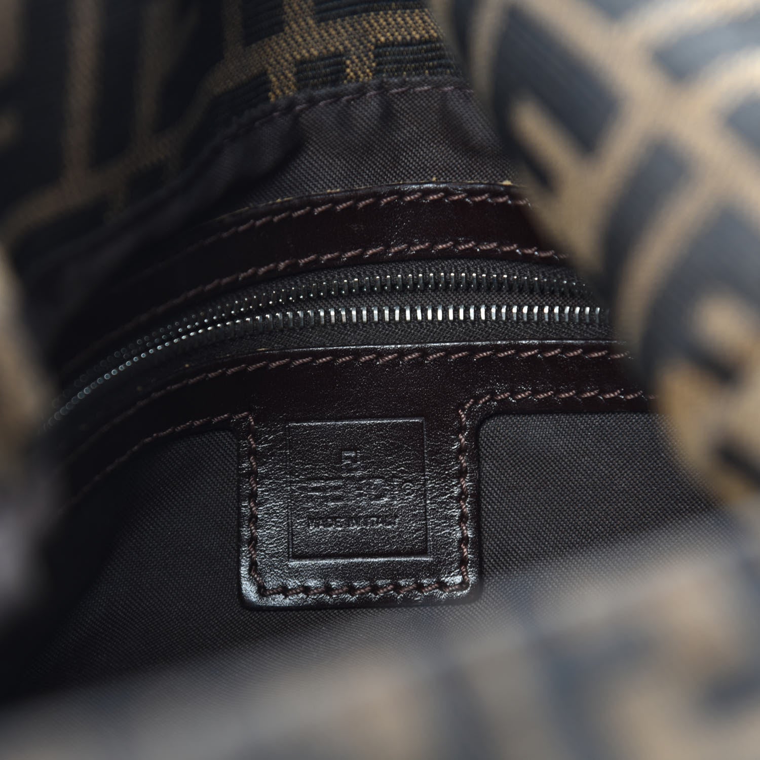 Fendi Zucca Mama Baguette Tobacco 8 of 9