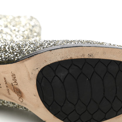 Jimmy Choo Glitter Easton Ankle Boots 39 Chai 10 of 11