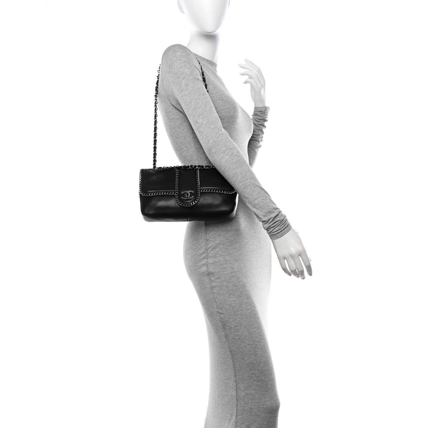 Chanel Lambskin Medium Madison Flap Black 2 of 11