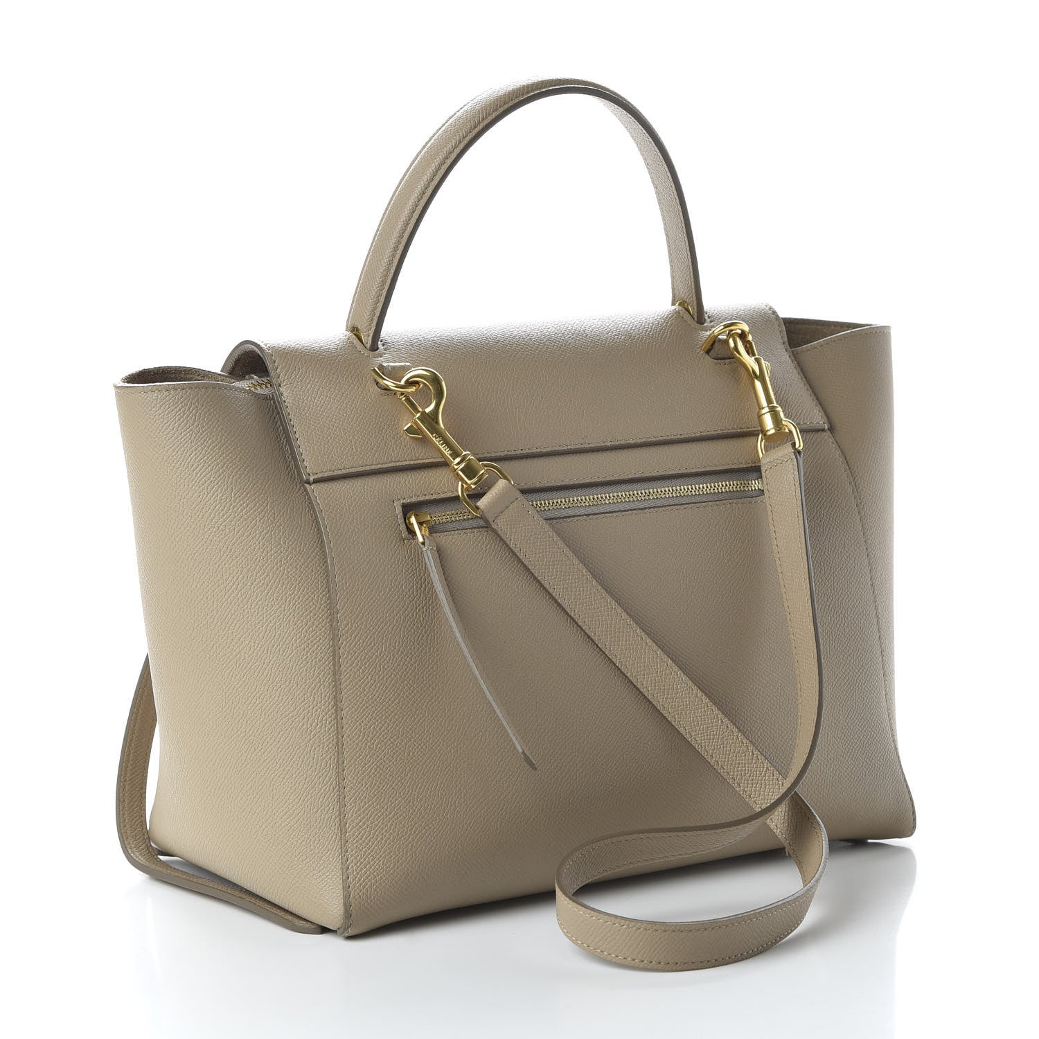Celine Grained Calfskin Mini Belt Bag Light Taupe 4 of 10