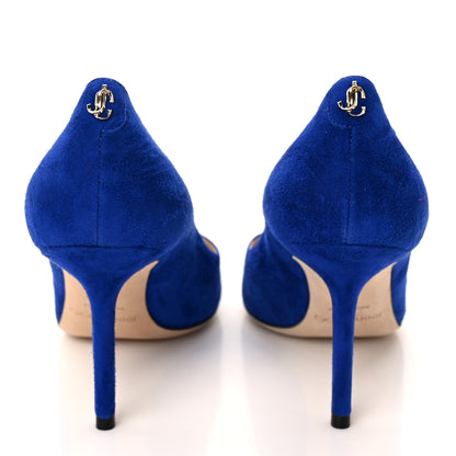 Jimmy Choo Suede Pumps 36 Blue 5 of 8