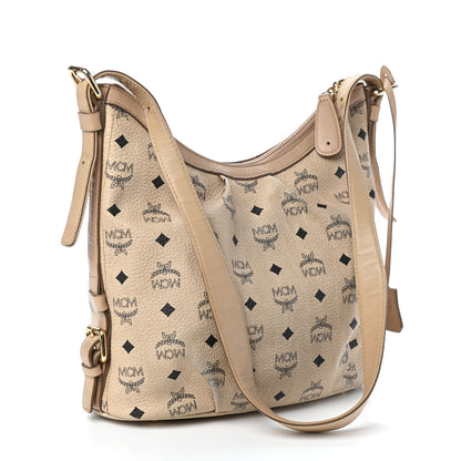 MCM Visetos Hobo Beige 3 of 9