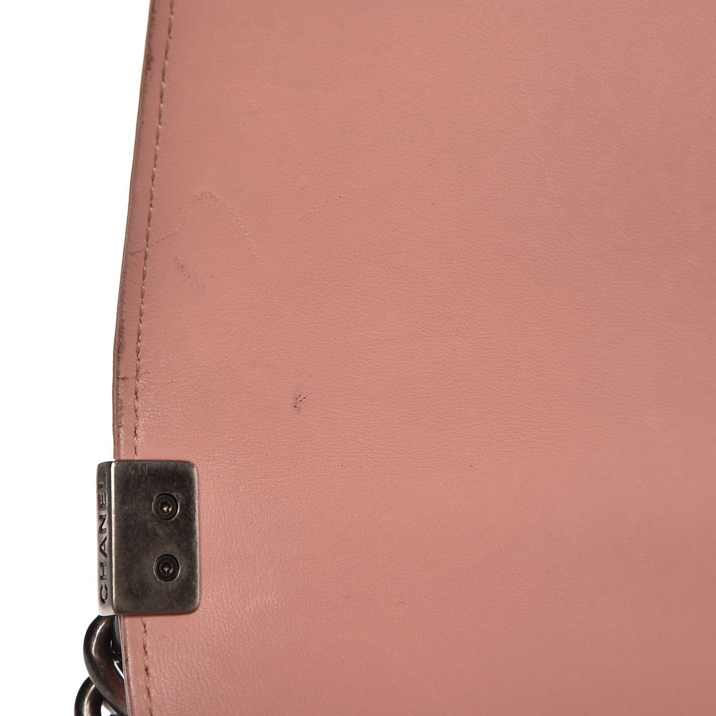 Lambskin Quilted New Medium Boy Flap Bag Pink