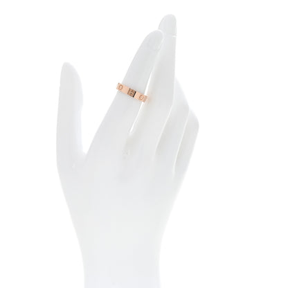 Cartier 18K Pink Gold Diamond 4mm LOVE Wedding Band Ring 50 5.25 2 of 4