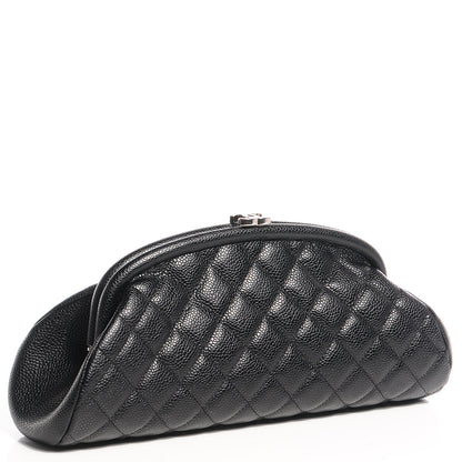 Chanel Caviar Quilted Timeless Clutch Black 3 of 7