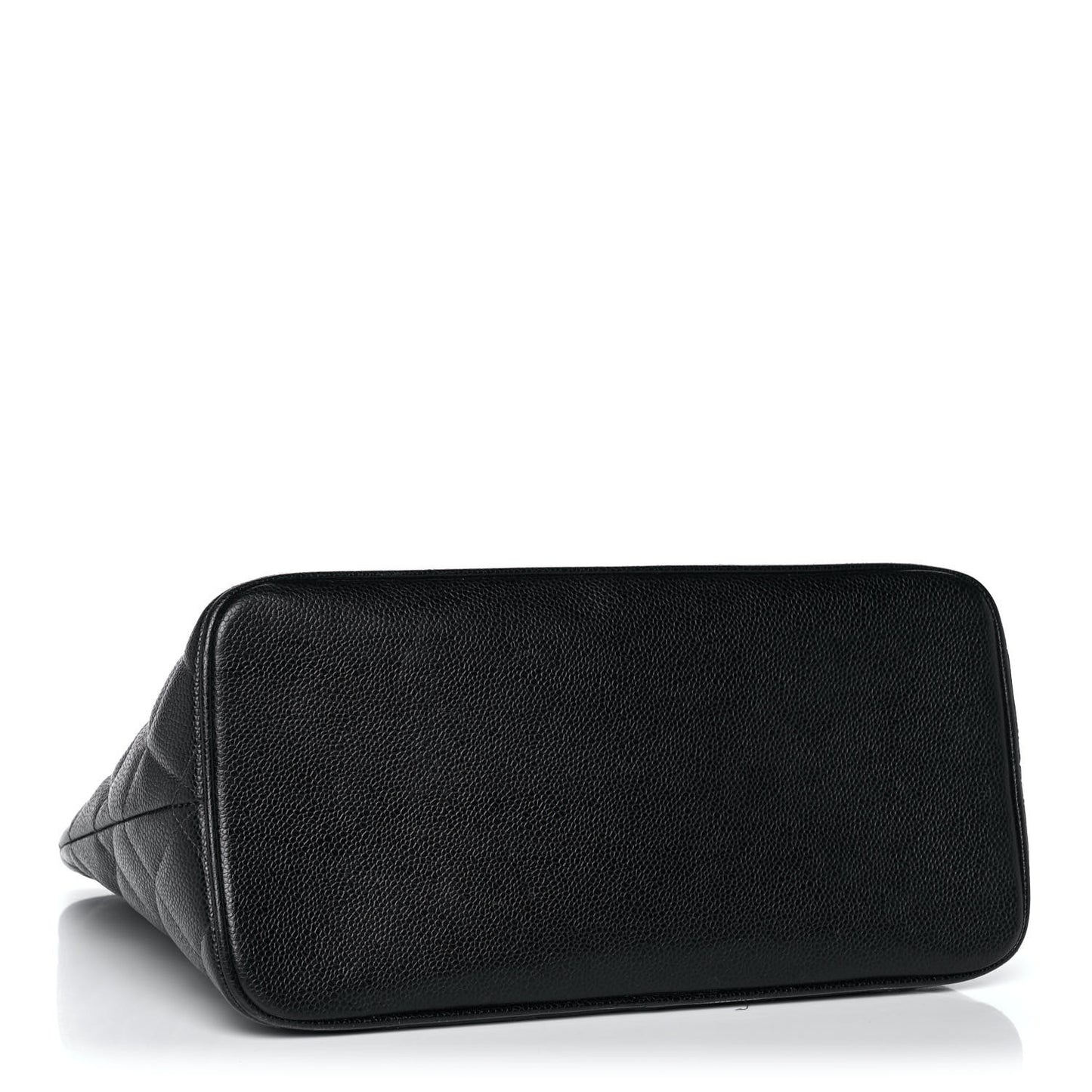 Caviar Quilted Medallion Tote Black