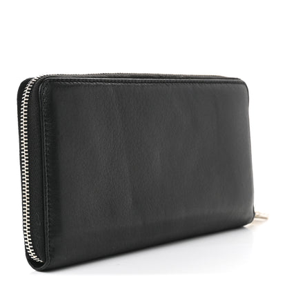 Gucci Pebbled Calfskin Soho Zip Around Wallet Black 3 of 7