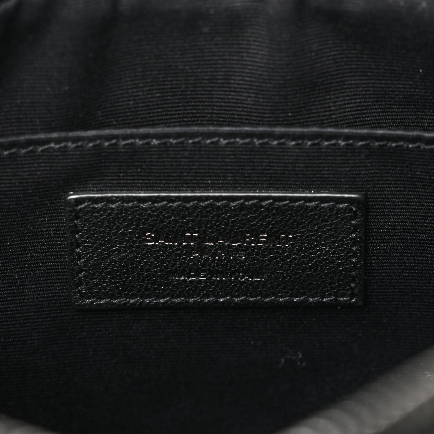 Calfskin Matelasse Monogram Monochrome Lou Camera Bag Black