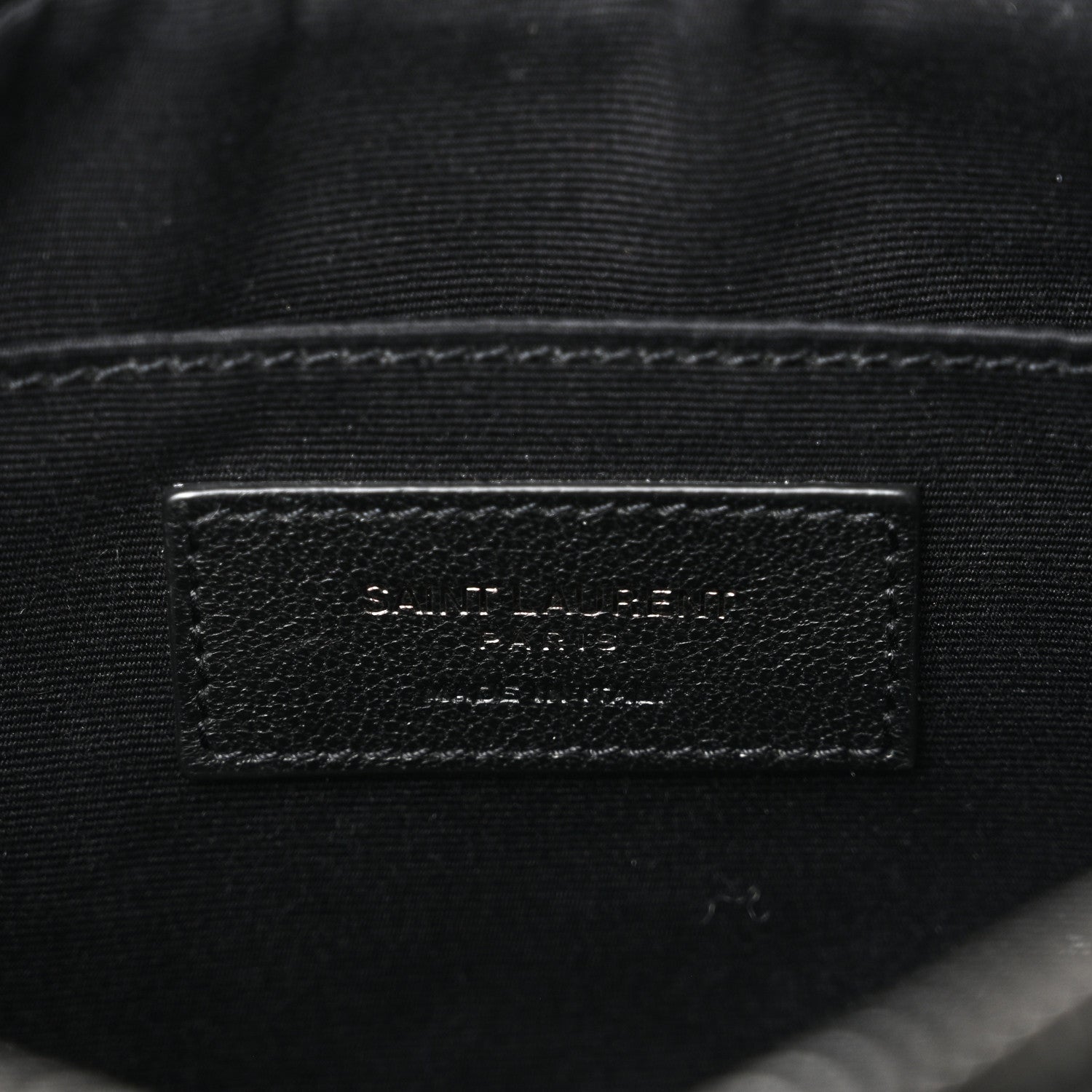 Saint Laurent Calfskin Matelasse Monogram Monochrome Lou Camera Bag Black 6 of 10