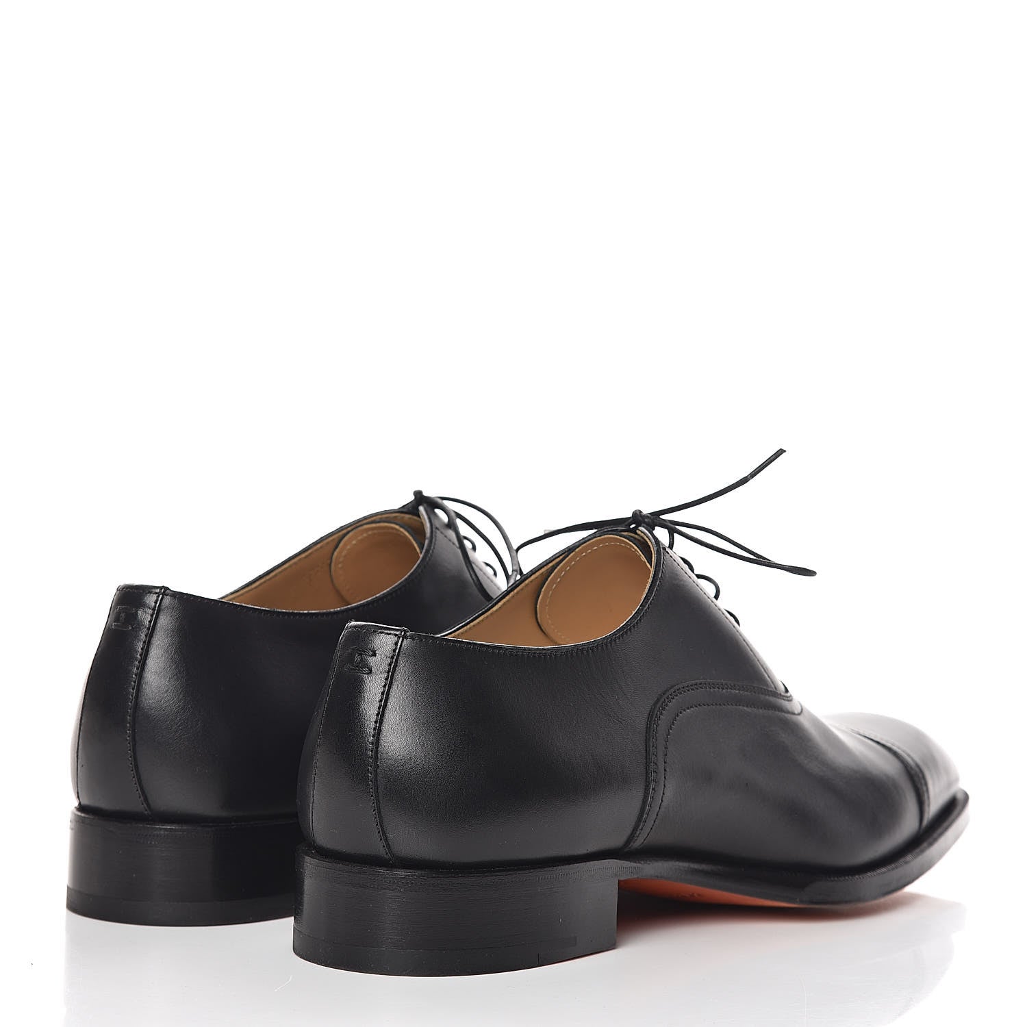 Hermes Calfskin Mens Philip Oxford 41.5 Black 4 of 8