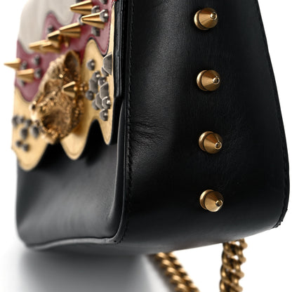 Gucci Nappa Studded Tiger Broadway Chain Shoulder Bag Multicolor 20 of 20