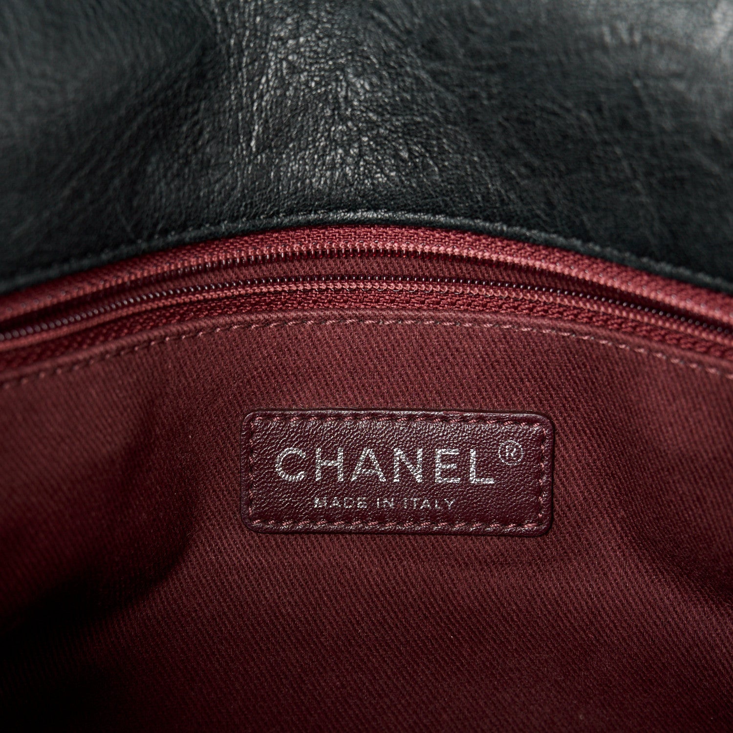 Chanel Crumpled Lambskin Quilted Medium Single Flap Black 6 of 11