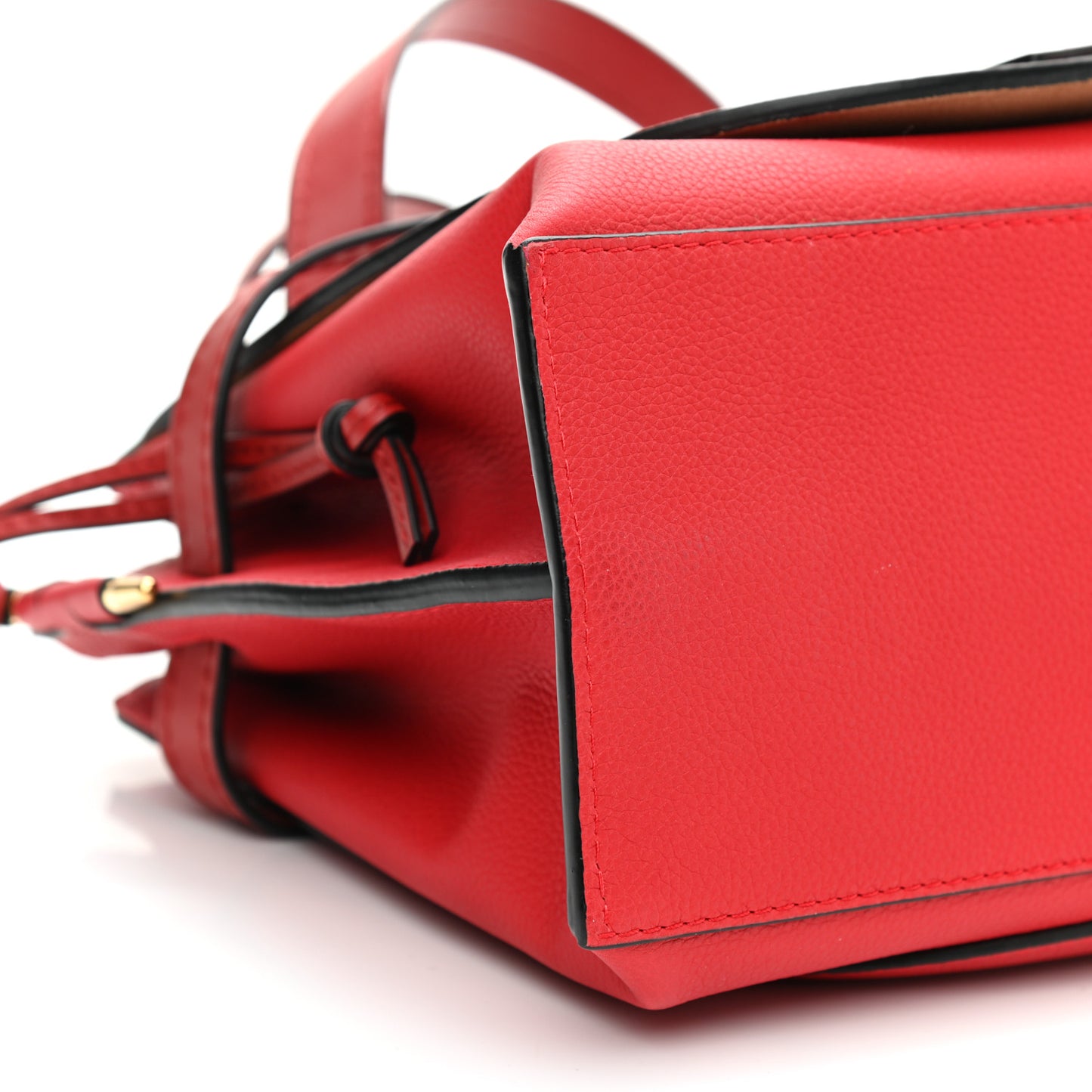 Calfskin Small Gate Tote Scarlet Red