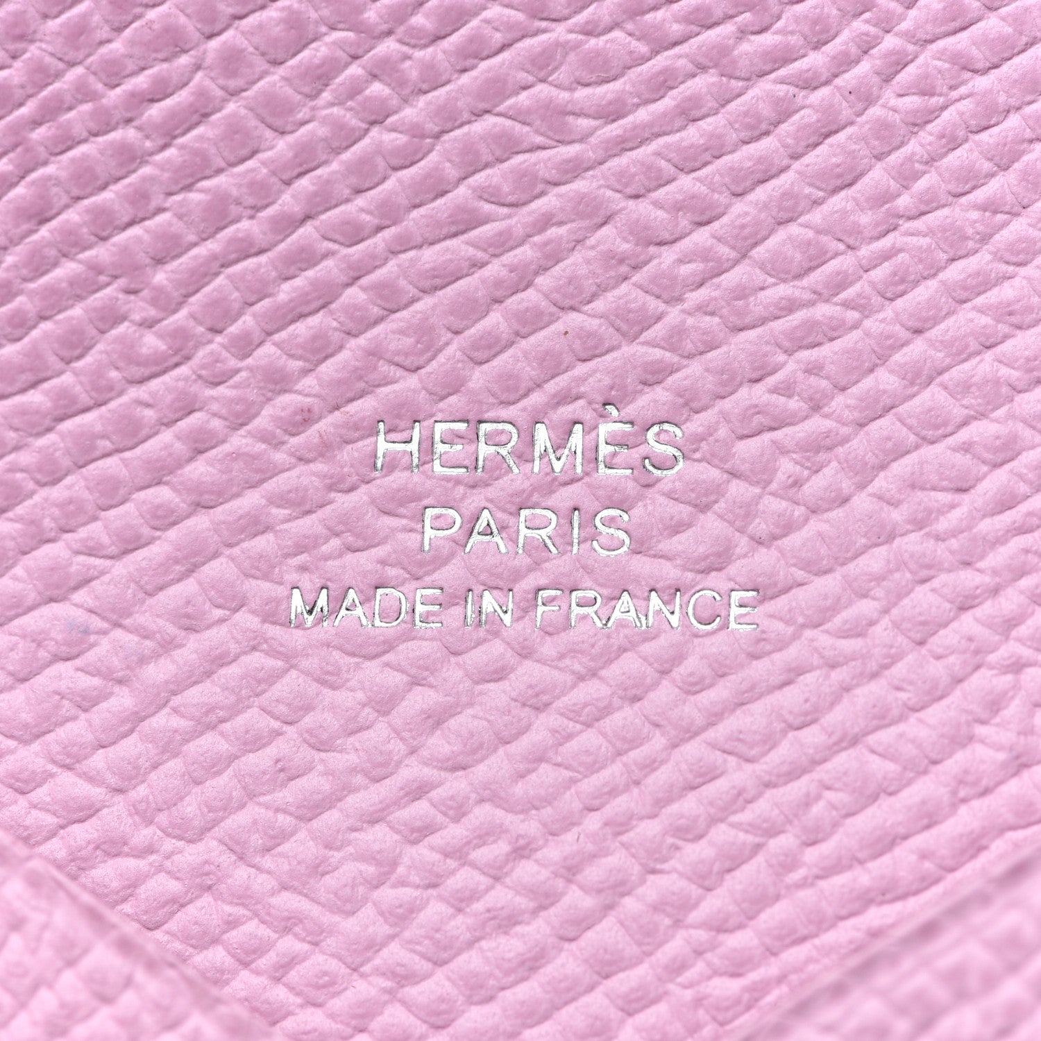 Hermes Epsom Calvi Card Case Mauve Sylvestre 6 of 8