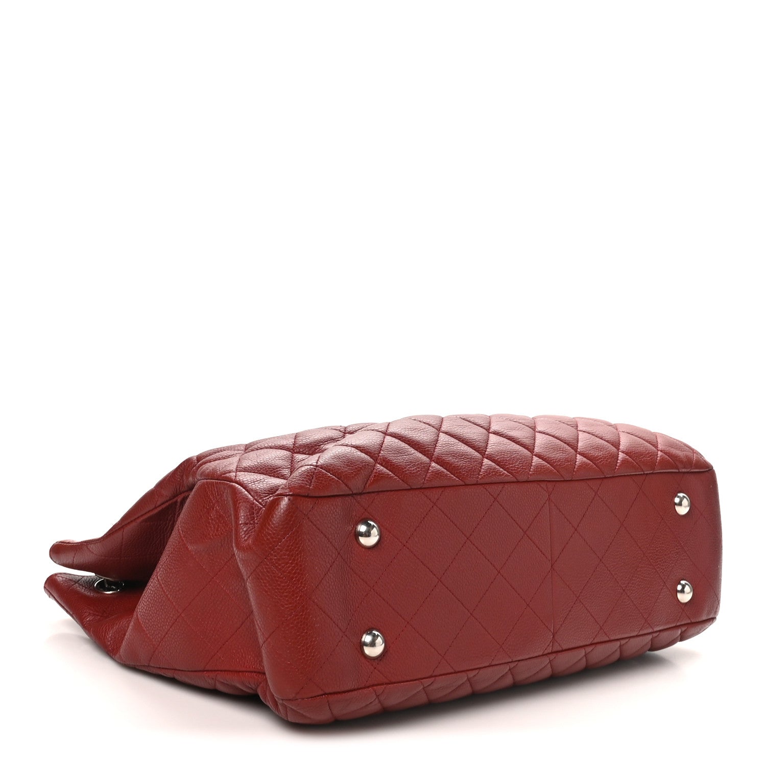 Chanel Caviar Quilted Flap Tote Red 5 of 11