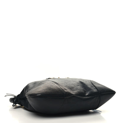 Gucci Sakai Calfskin Horsebit 1955 Cinch Top Messenger Bag Black 4 of 10