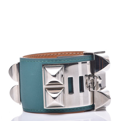 Hermes Swift Collier de Chien CDC Bracelet S Malachite 3 of 6