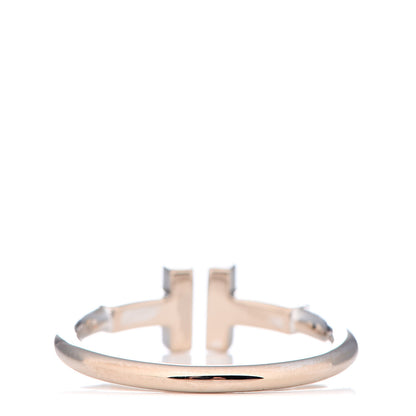 Tiffany 18K White Gold T Wire Ring 50 5.25 3 of 4
